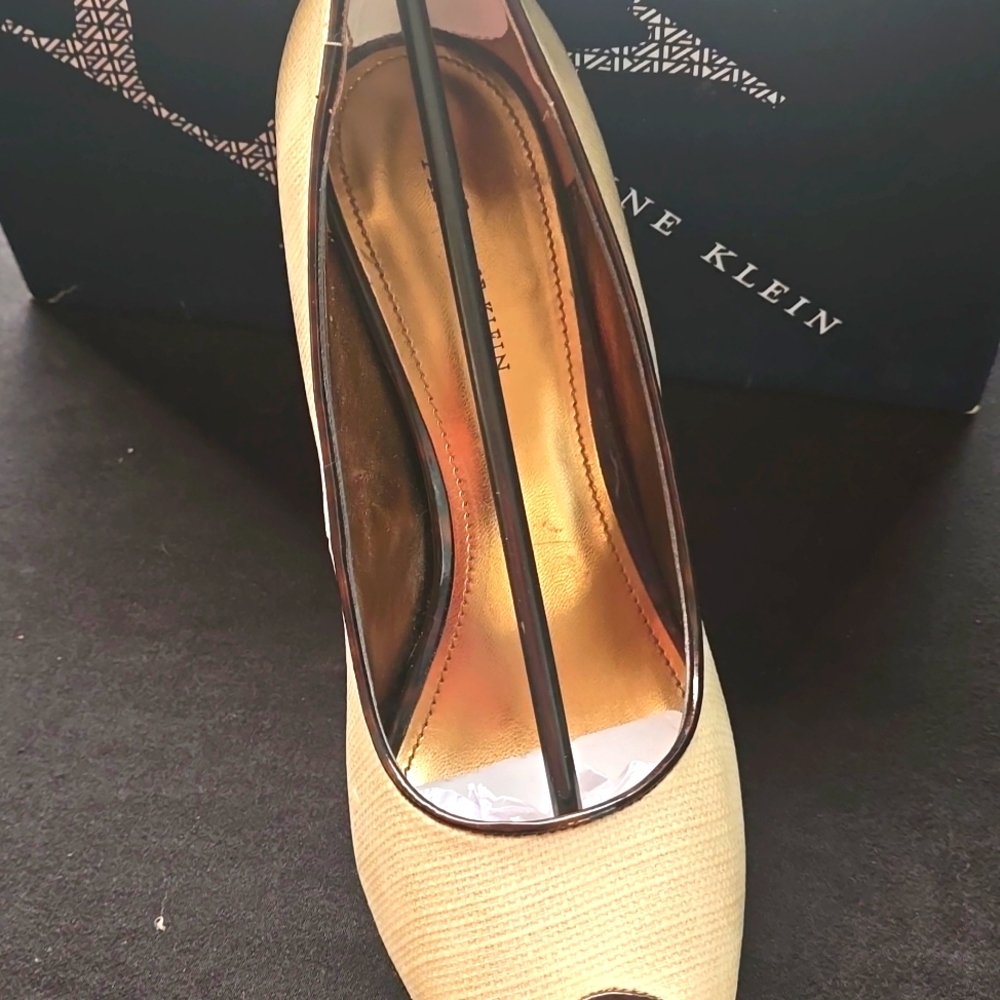 Anne Klein size 10 linen & animal print
